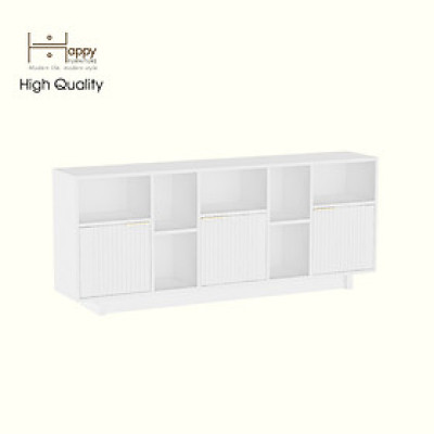 HAPPY FURNITURE , Kệ TV 3 cửa mở - NAMI, KTV_073 , 160cm x 30cm x 66cm DxRxC