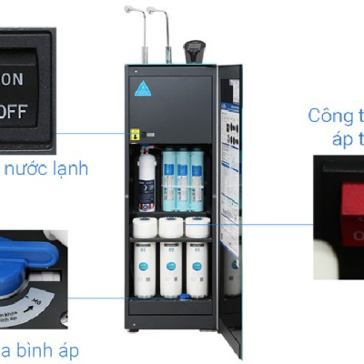 Máy lọc nước RO nóng nguội lạnh 10 lõi Karofi KAD-N91 - HÀNG CHÍNH HÃNG - CHỈ GIAO HCM
