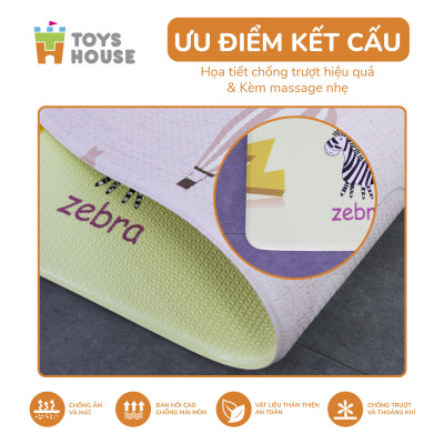 Thảm nằm chơi Silicon cho bé Toys House