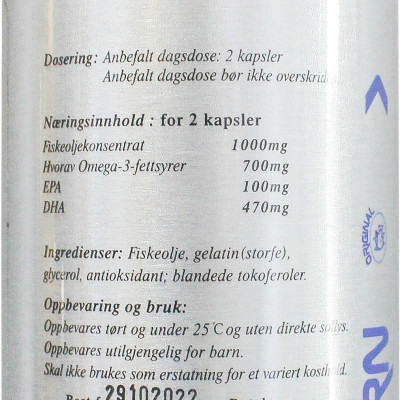 Norsk Omega 3 BARN - Bé khỏe toàn diện  ( Thực phẩm bảo vệ sức khỏe )