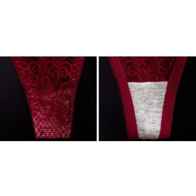 Quần Lót Lọt Khe Chất Liệu Ren Cao Cấp Phong Cách Châu Âu kiểu dáng Sexy WL23