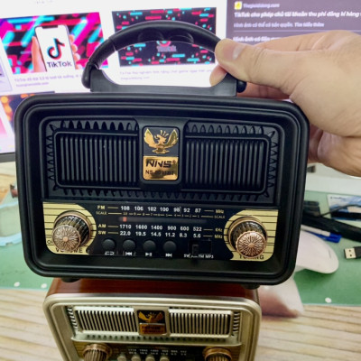 ĐÀI Radio NNS-8091BT có bluetooth FM-AM/FM/SW hình thức cổ điển Hàng Chính Hãng