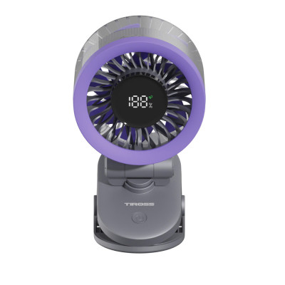Quạt kẹp sạc điện USB Tiross TS3423 - Hàng chính hãng