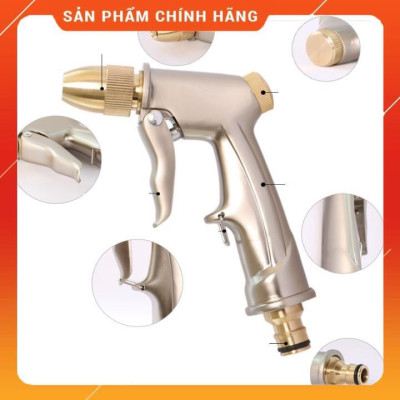 ️ Bộ dây vòi xịt nước rửa xe, tưới cây , tăng áp 3 lần, loại 7m, 10m 206701-1 đầu đồng, cút, + mở chai