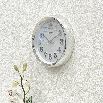 Đồng hồ treo tường hiệu RHYTHM - JAPAN CMG552NR19 (Kích thước 30.9 x 5.4cm)