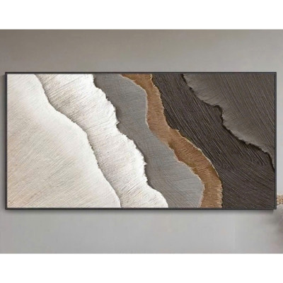 (HCM) Tranh treo tường tráng gương trừu tượng trang trí phòng khách, công ty, phòng làm việc