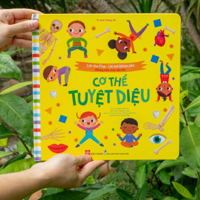 Sách - Lift-The-Flap - Lật Mở Khám Phá - Những Kiến Thức Đầu Đời - Cơ Thể Tuyệt Diệu