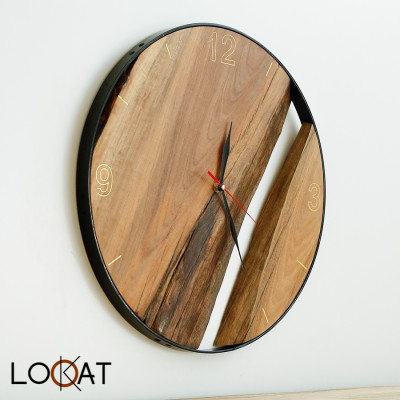 Đồng Hồ Treo Tường Chế Tác Kim Trôi Phong Cách Hiện Đại Mới Nhất DH12050027