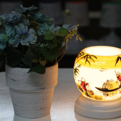 Đèn Xông Tinh Dầu Bát Tràng MAC689 - Mẫu Ngẫu Nhiên