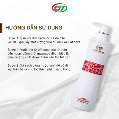 Dầu Gội Cặp Cazoova hỗ trợ làm sạch sâu, dưỡng tóc mềm mượt, phục hồi tóc hư tổn 500ml & 780ml