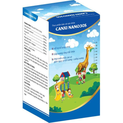 Canxi Nano 30s - Tăng sức đề kháng. Thực phẩm chức năng bổ xung canxi và vitamin các chất