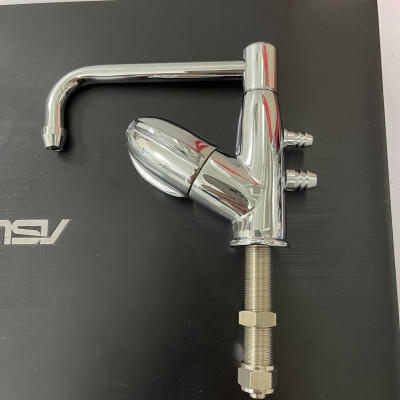 Vòi nước inox loại ngắn cổ thấp dùng cho máy lọc ion kiềm nhập khẩu Nanometer Đài Loan