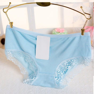 Set 10 quần lót nữ cotton viền ren màu ngẫu nhiên-Modal 08