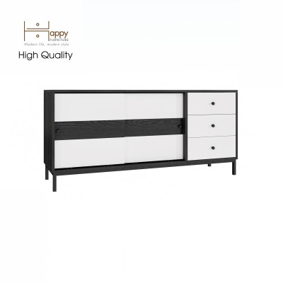 [Happy Home Furniture] TAKO, Kệ TV 2 cánh lùa - chân sắt , 140cm x 40cm x 65cm ( DxRxC), KTV_037