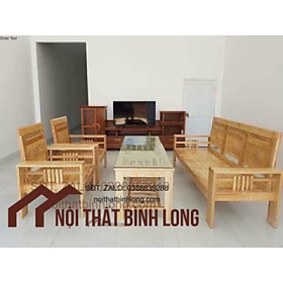 Bộ bàn ghế gỗ sồi Nga giá thật
