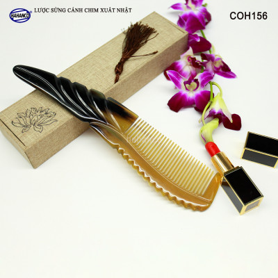 Lược sừng thân cánh chim (Size: XXL - 24cm) COH156 - Mẫu cao cấp màu sắc đẹp - Chăm sóc tóc