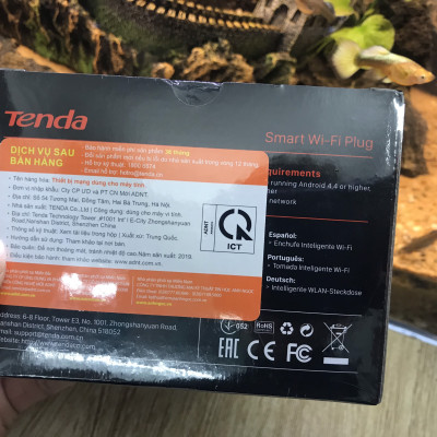 Ổ cắm wifi thông minh Tenda SP3 Điều khiển từ xa - Hàng Chính Hãng