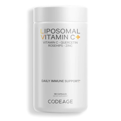 Viên Uống Vitamin C Chống Oxy Hóa, Tăng Cường Miễn Dịch Codeage Liposomal Vitamin C (180 Viên)