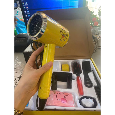 Dụng Cụ Làm Đẹp - Máy Sấy Tóc Tạo Kiểu 2 Chiều Hình Vịt Vàng Dễ Thương 3 Chế Độ Sấy Nhỏ Gọn Tiện Lợi Khi Đi Du Lịch