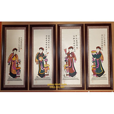 TRANH DÂN GIAN ĐÔNG HỒ - BỘ TỐ NỮ