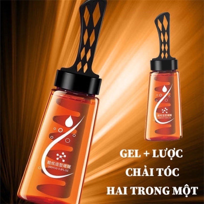 Lược  vuốt tóc cho nam cao cấp ,chai lớn 260ml 2 trong 1  ,tạo kiểu ,tạo nếp giữ tóc 24 giờ , mang lại vẻ đẹp  quyến rũ nam tính 