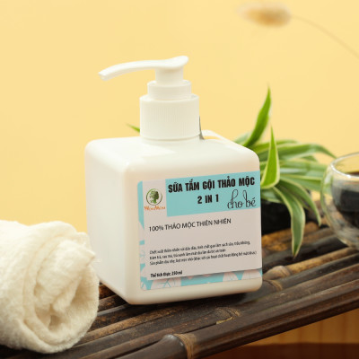 Sữa tắm gội thảo mộc cho bé Wonmom 250ml