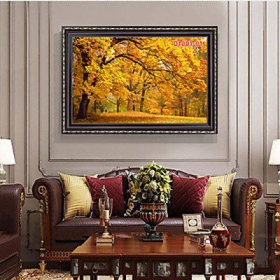 D1001 Tranh kính Phong cảnh Châu Âu ( được chọn mẫu)