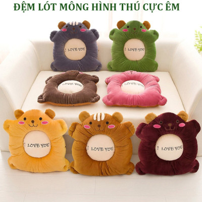 [XẢ KHO] ĐỆM LÓT MÔNG HÌNH THÚ CỰC ÊM (PHÙ HỢP CHO VĂN PHÒNG) màu ngẫu nhiên