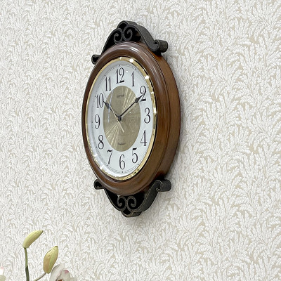 Đồng hồ Rhythm CMH754NR06 Kt 29.2 x 34.3 x 4.45cm, 1.17kg Vỏ gỗ