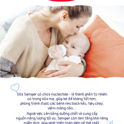 Combo 2 Sữa bột công thức Semper Bifidus số 2 400g/hộp