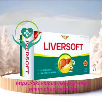 Viên uống Giải độc gan Liversoft Vinh Thịnh Vượng VV, hộp 30v