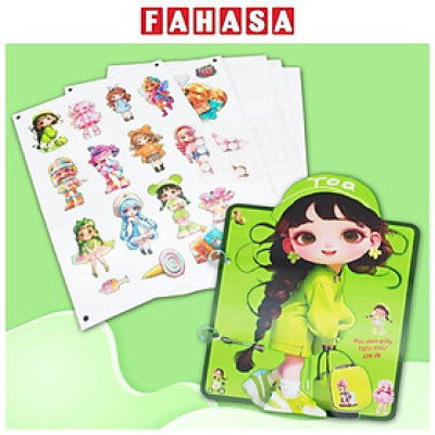 Đồ Chơi Bóc Dán DIY - Búp Bê Giấy Tiểu Thư Ủn Ĩn - Obia