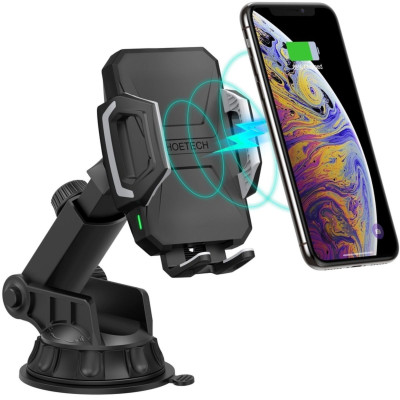 Giá đỡ Choetech T521-S điện thoại kiêm sạc không dây trên ô tô 10W (hàng chính hãng)