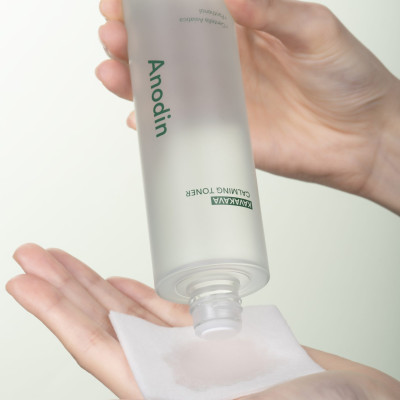 Toner dưỡng da cân bằng làm dịu và cấp ẩm chiết xuất rau má Anodin KavaKava Caliming Toner 150ml - Hàn Quốc