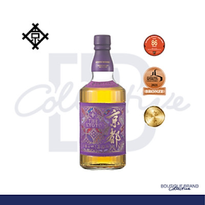 Rượu Kyoto Whiskey Nishijin Ori Tím