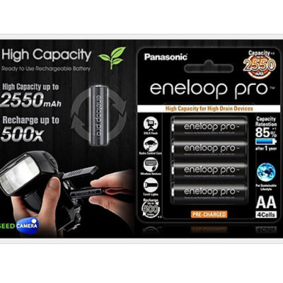 Pin Sạc AA Eneloop Pro 2550 mah