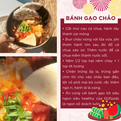 Combo 4 Gói Bánh Mix 4 Vị Huyền Mễ, Superfoods, Cỏ Ngọt, Muối Hồng, Bánh Gạo Lứt Ăn Kiêng Gufoods 170g - Bổ Sung Dinh Dưỡng Cho Người Ăn Chay, Ăn Kiêng, Ăn Vặt Healthy, Eatclean, Tập Gym