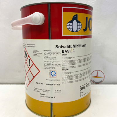 Sơn chịu nhiệt Jotun Solvalitt Midtherm (260°C) Base 3 màu xanh - Blue 0138 _ 5L