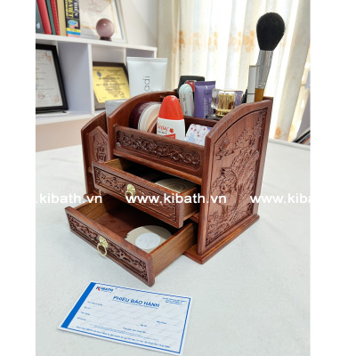 Kệ Gỗ Hương Đa Năng Cho Văn Phòng – Bàn Trang Điểm KB-NT007