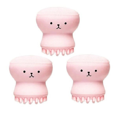 Cọ Rửa Mặt Bạch Tuộc Tạo Bọt Xốp Rửa Sạch Massage Lỗ Chân Lông Tẩy Tế Bào Chết - Hàng chính hãng 