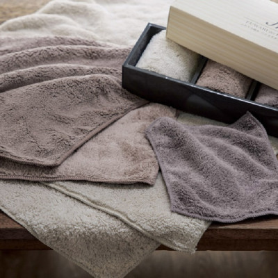 Set 01 khăn spa, 01 khăn tắm & 01 khăn mặt, chất cotton mềm mại, êm ái, thấm hút mồ hôi tốt, thông thoáng, chống mài mòn hiệu quả - nội địa Nhật Bản