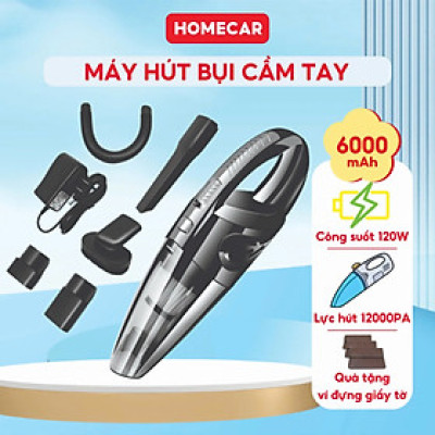 FTAKYNMáy Hút Bụi Cầm Tay Cao Cấp - Thiết Kế Không Dây - Tặng Kèm Đầu Hút -  Lực Hút 20000PA Siêu Mạnh Siêu Sạch Hàng Chính Hãng