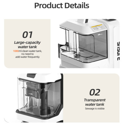 Máy giặt, máy hút bụi, lau sàn, bề mặt Sofa, nệm, thảm, ga giường dạng cầm tay cao cấp DSP Nga - Mã KD2041