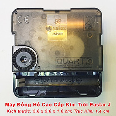 Máy Đồng Hồ Eastar J Kim Trôi Cao Cấp – Bộ Kim Tự Chọn (Bộ Kim Tự Chọn (Kim Bầu, Kim Hoa Văn, Kim Khung) – Tặng Pin Maxell Super Power ACE Red Dung lượng cao, Vỏ Nhôm Chống Chảy Nước