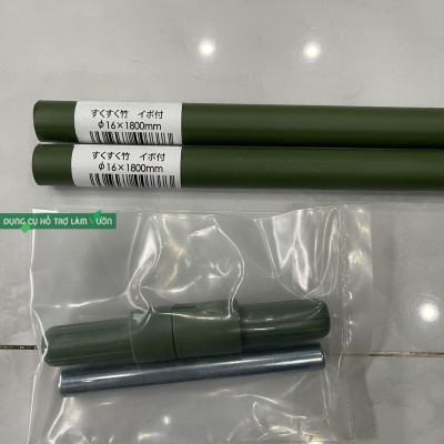 5 ống thép bọc nhựa phi 16 dài 3 met  dùng bền từ 5 năm ở nhiệt độ ngoài trời dụng cụ làm vườn nhật bản Daim 