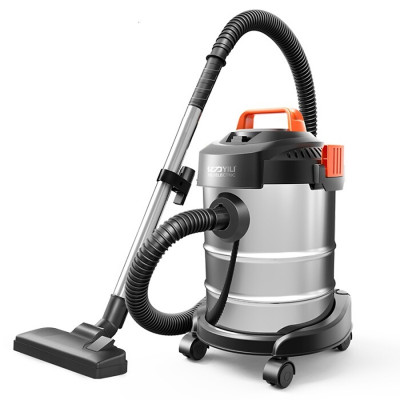 Máy hút bụi công nghiệp đa năng khô và ướt ABG Yili YLW-6263A loại 12 lít công suất 1200W - thùng inox kèm phụ kiện đầu bông lau - Hàng Chính Hãng