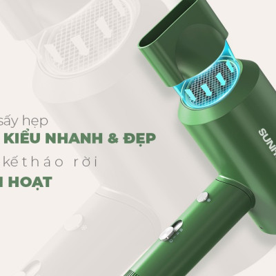 Máy Sấy Tóc SUNHOUSE SHD2315 - Màu Ngẫu Nhiên - Hàng Chính Hãng