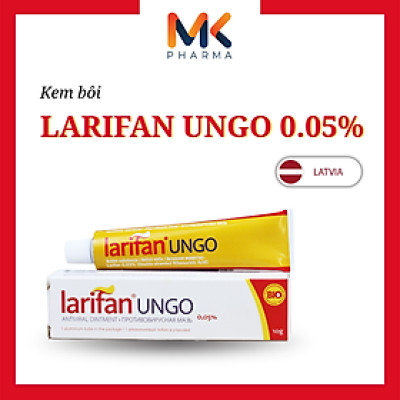 ĐÁNH BAY MỤN CÓC SINH DỤC SÙI MÀO GÀ BẰNG KEM BÔI LARIFAN UNGO 0.05% TỪ CHÂU ÂU