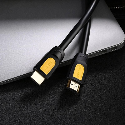 Ugreen UG10129HD101TK 2M màu Vàng Cáp tín hiệu HDMI chuẩn 2.0 hỗ trợ phân giải 4K * 2K 60hz - HÀNG CHÍNH HÃNG