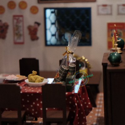 MÔ HÌNH TỰ LẮP RÁP DIY TẾT SÀI GÒN XƯA TÍ HON - TẾT SUM VẦY - TX06